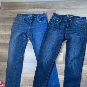 Two pairs Size 5 Arizona jeans